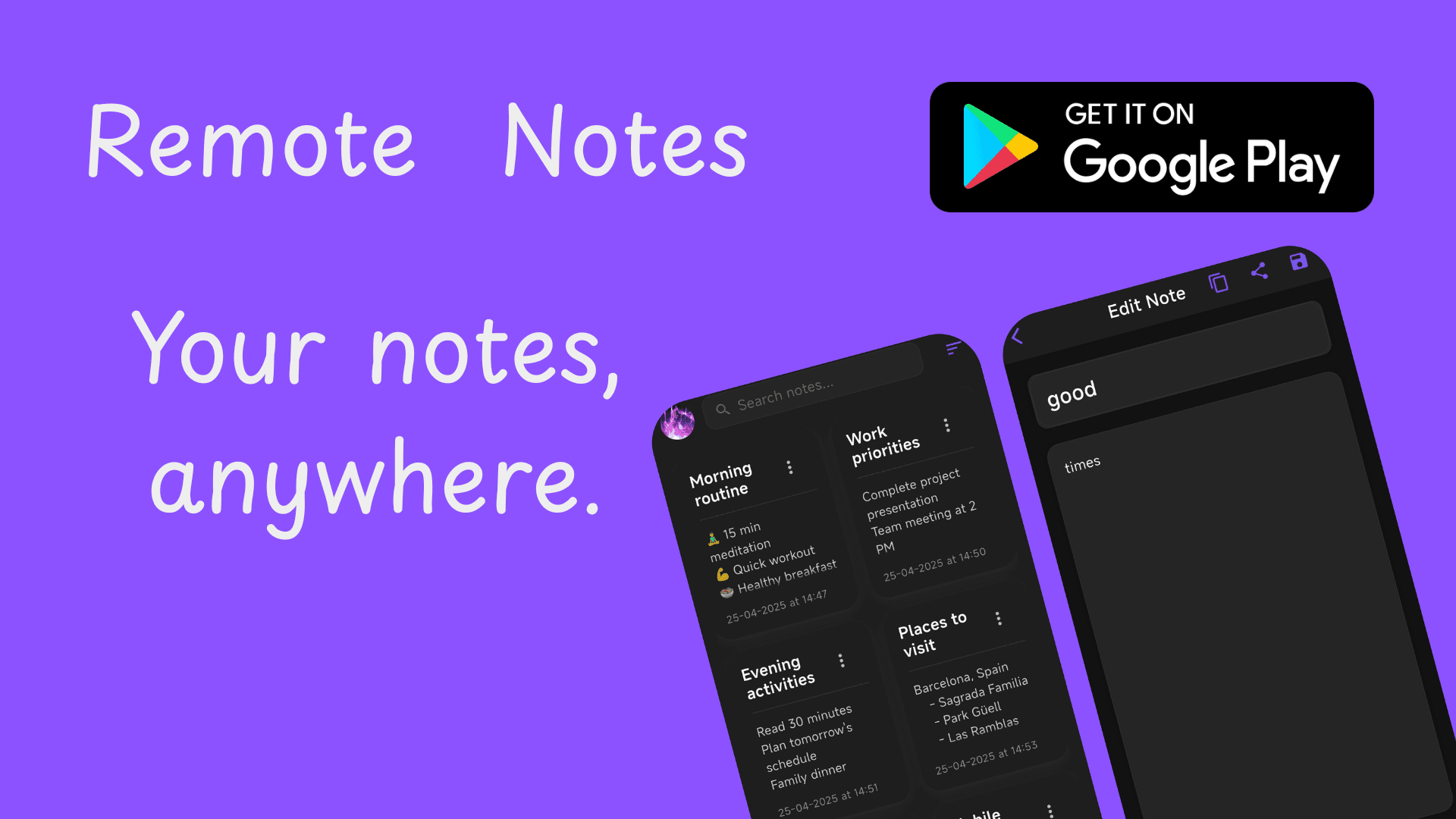 Remote Notes | Notes on Cloud